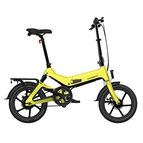 Bici elettriches : presentimer Bicicletta elettrica Pieghevole da 16"- Bicicletta elettrica da 36V 7, 5 Ah con Batteria al Litio Integrata
