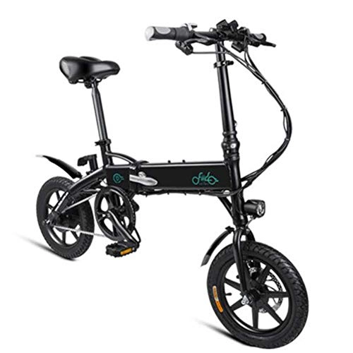 Bici elettriches : Qinmo Bicicletta elettrica, Bici E-Bike Elettrico Pieghevole for Adulti Display Uomini Donne Esterni Mountain Bycicle 250W 36V 7.8AH agli ioni di Litio della Batteria LED velocit Massima 25 km / h Ma
