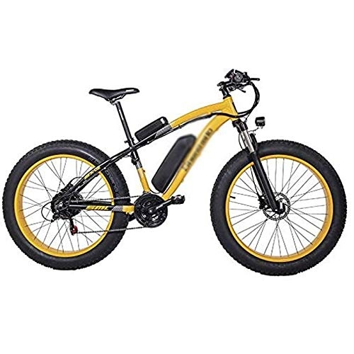 Bici elettriches : Rindasr 26 Pollici Piega Adulti Bicicletta elettrica, Kit di Bicicletta elettrica, 21 velocit elettrica Mountain Bike, 48V 17Ah Grande capacit della Batteria, 5 Livello Pedal Assist Electric Car