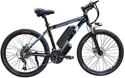 Bici elettriches : RVTYR 48V 350W Ebike Bici elettrica 26" E Bike for Adulti Lega di Alluminio della Bicicletta della Montagna con 21 Speed Shift Batteria Rimovibile Bici