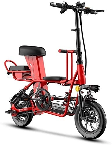 Bici elettriches : RVTYR Genitore-Figlio Bicicletta elettrica Pieghevole 12 Pollici Bicicletta elettrica Batteria Rimovibile Viaggio Bicicletta elettrica Auto elettrica Bicicletta elettrica pedalata assistita