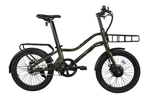 Bici elettriches : Rymebikes Bicicletta elettrica 20" Nairobi, Unisex, Verde Scuro, Taglia Unica