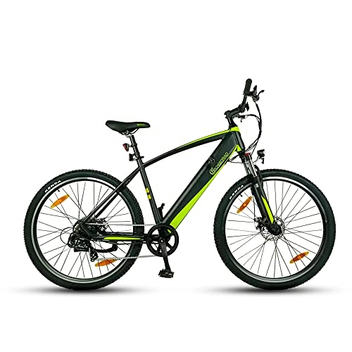 Bici elettriches : SachsenRad Bicicletta elettrica R8 Flex II | 27.5 pollici, motore da 250 W, batteria al litio da 36 V / 12, 5 Ah, freni a disco, display LCD, luce anteriore con certificazione StVZO