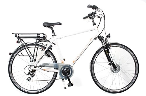 Bici elettriches : SARA SE 28-ZOLL - 53 cm uomo 7 G freno VELGE colore bianco