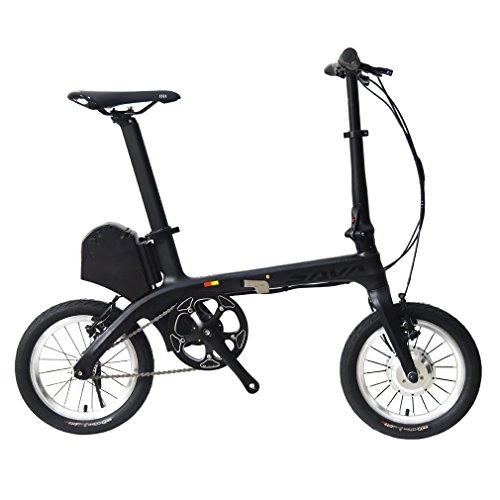 Bici elettriches : SAVADECK E0 Bicicletta elettrica Fibra di carbonio 14 " E-bike pieghevole Bici Pedelec 36V / 180W Bicicletta elettrica