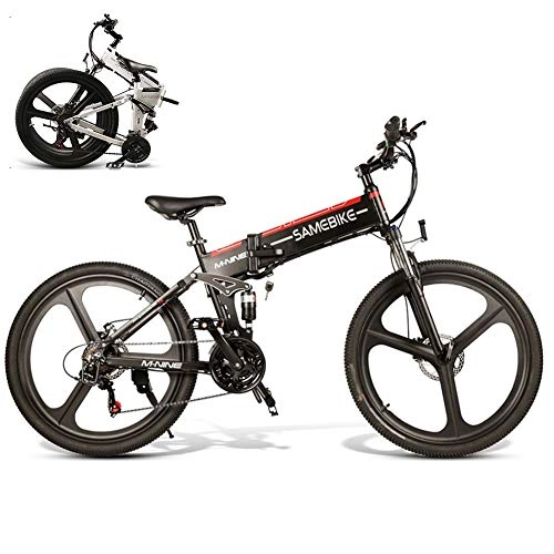 Bici elettriches : SIMEBIKE Biciclette elettriche per Adulto, in Lega di magnesio Ebikes Biciclette all Terrain, 26, Black