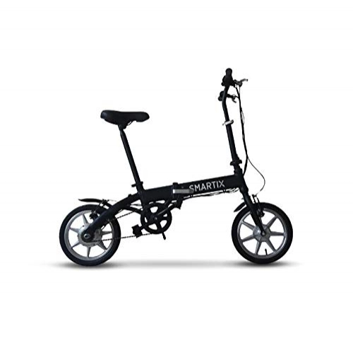 Bici elettriches : SMARTIX SMARTIXSM88-F300-B 0 Star Rating Scrivi Una recensione Bicicletta a Pedalata Assistita Pieghevole Ruote 14x1.75 Distanza 25km velocità Max 25km / h Nera