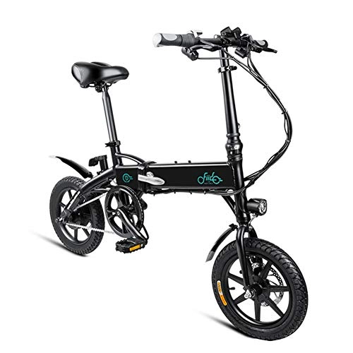 Bici elettriches : SOULONG Bicicletta Elettrica Pieghevole, 25km / h Ebike Pieghevole con Batteria 250 W 7.8Ah per Adulto, E-Bike Bici Elettriche Pieghevoli a Pedalata Assistita, con Luce Anteriore a LED, Nero