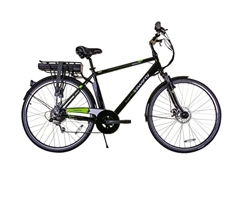 Bici elettriches : Swifty Routemaster Male, Hybrid Step Over Electric Bike Men's, Black, One Size