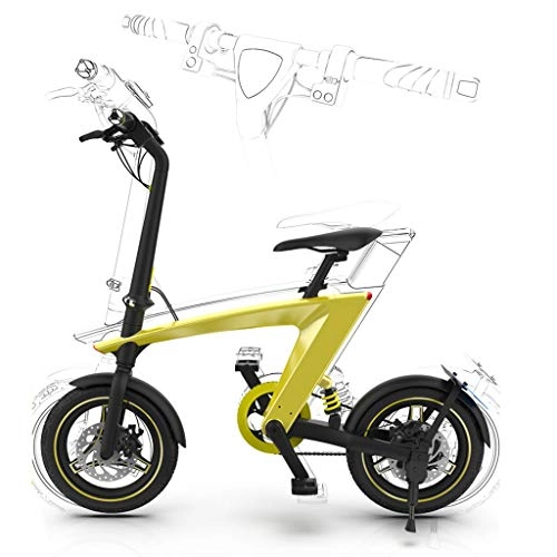 Bici elettriches : TB-Scooter Ebike, Bicicletta elettrica Pieghevole per Adulto, 250W Sport ad Alta Potenza, Pieghevole, Adatta per attività Esterne a Breve e Media Distanza