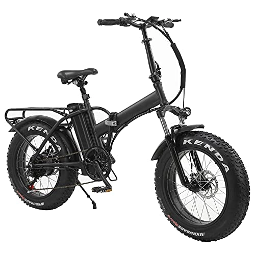 Bici elettriches : TGHY Bicicletta Elettrica Pieghevole Pneumatico Grasso da 20" Motore da 350W Batteria Rimovibile da 48V 10Ah Pedalata Assistita 6 velocità Bici Elettrica da Città / Spiaggia / Neve