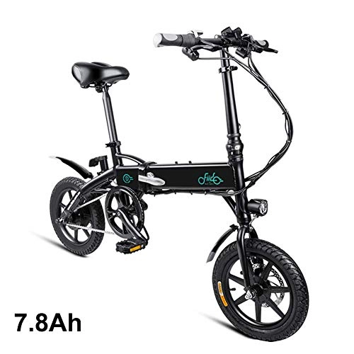 Bici elettriches : Tincocen 1 PCS Electric Folding Bike Foldable Bicycle Safe Adjustable Portable for Cycling, Power Assist Electric Bike Moped And Manpower Modes