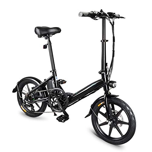 Bici elettriches : Tincocen Electric Bicycle Bike Lightweight Aluminum Alloy 16 inch 250W Hub Motor Casual for Outdoor Three Riding Modes