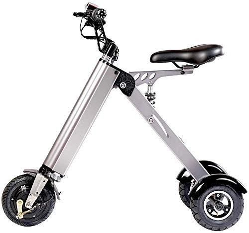 Bici elettriches : TopMate. ES31 Scooter Elettrico Mini Peso Triciclo Pieghevole con Limite di velocit a 3 Marce 6-12-20KM / H e 3 ammortizzatori