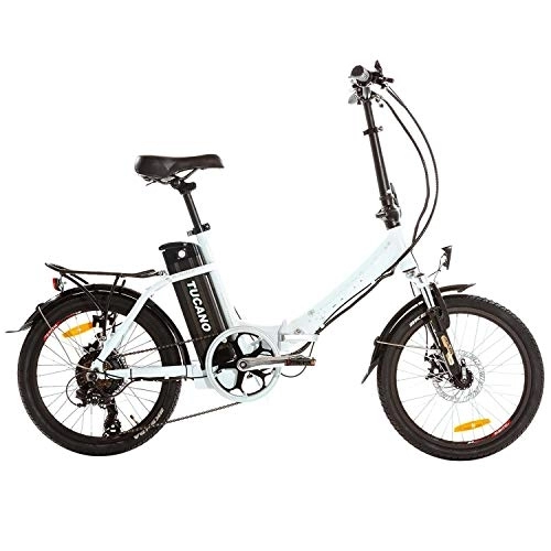 Bici elettriches : Tucano Bikes Basic Renan Bianco, Bicicletta elettrica Unisex Adulto, Unico