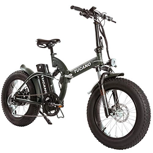 Bici elettriches : tucano marnaula Monster 20 FS eBike Plegable - Suspensin Delantera - Motor 500W(Verde)