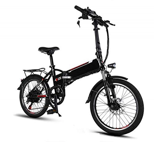 Bici elettriches : TX Bici elettrica Pieghevole Mini Dimensioni Interruttore per Batteria al Litio da 20 Pollici in Lega di Alluminio da 20 kg
