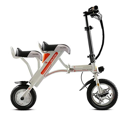 Bici elettriches : TX Bici elettrica Pieghevole Portatile Batteria da 36 V, 60 km, 19 kg, Mini, Uso Urbano
