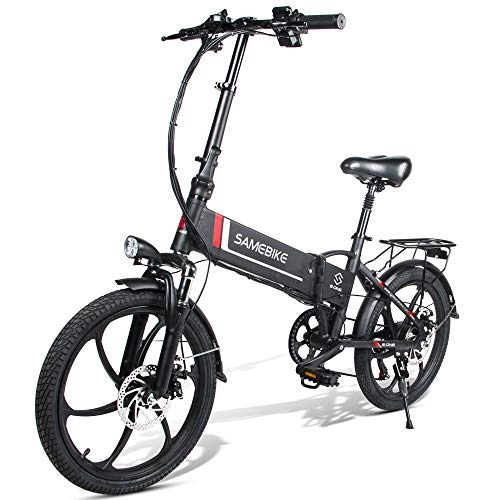 Bici elettriches : TXOZ-Q 20 Pollici Portatile Pieghevole Elettrico Bicicletta-Alluminio in Lega di Alluminio Fold Bicicletta elettrica Bicicletta Bicicletta 48V 350 w ciclomotore LCD (Consegna Entro 3-7 Giorni)