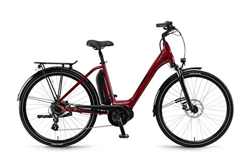 Bici elettriches : Unbekannt Winora Sima 7 300 Pedelec Bicicletta elettrica Trekking, Rosso 2019, 54 cm