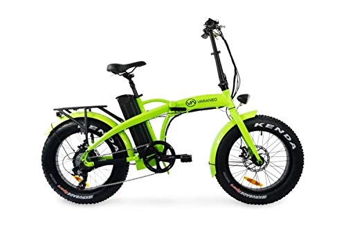 Bici elettriches : Varaneo - Bicicletta elettrica Dinky, effetto tyre, 25 km / h, 561 Wh, Pedelec 7 marce, colore: Nero opaco