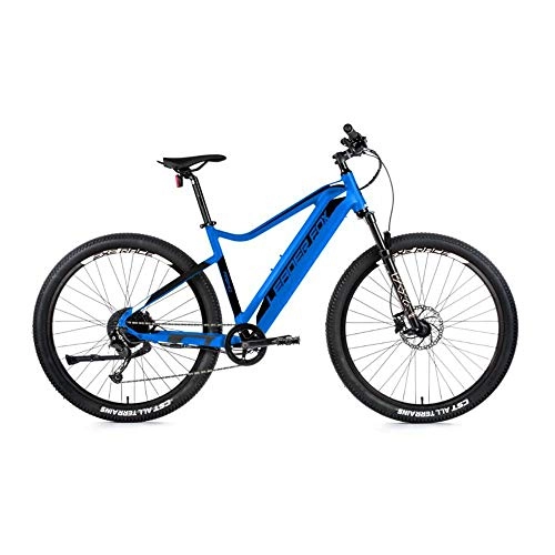 Bici elettriches : Velo - Motore elettrico per mountain bike Leader Fox 27, 5" arimo 2021, 250 W, 36 V, batteria 15 a 8 V, colore: Blu