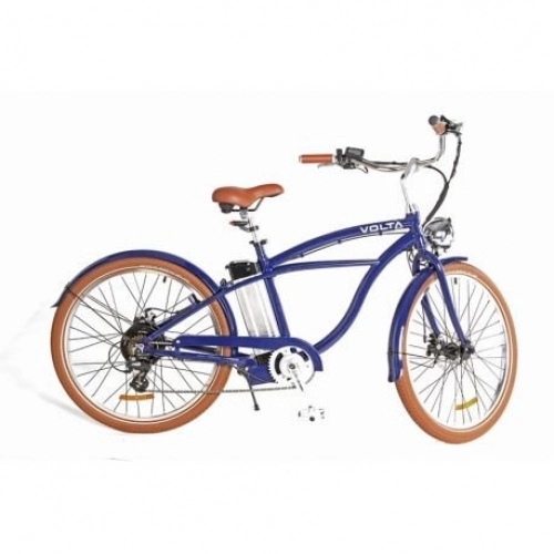 Bici elettriches : VOLTA velo elettrico Uomo Sunset Cruiser Blue, blu