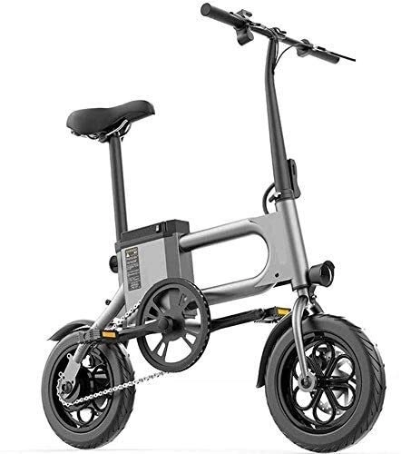 Bici elettriches : WANGCAI Adult Mini Folding Electric Car Bicicletta Pieghevole elettrica, Due Ruote Mini Pedal Electric Car Facile Folding And Carry di Sport di Disegno Mini Electric (Color : 7.5a)