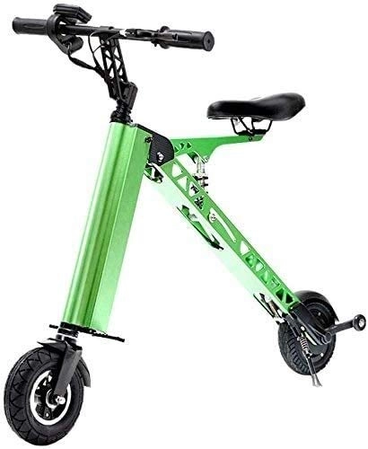 Bici elettriches : WANGCAI Bici elettrica Pieghevole e Vai avanti, Pedale Telaio Lega di Alluminio Adult Mini Pieghevole Auto Bici elettrica a Due Ruote Auto elettrica Bicicletta Portatile