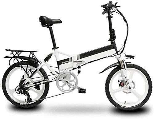 Bici elettriches : WANGCAI Mini Leggero e Alluminio Pieghevole Bici Pieghevole elettrica, con Pedali Antiscivolo Prova di Esplosione Batteria al Litio Bici all'aperto Avventura