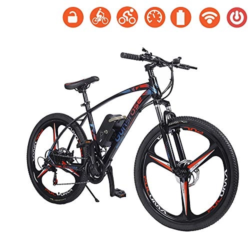 Bici elettriches : Wheel-hy Bicicletta Elettrica City Bike a Pedalata Assistita, Ruote 26'', velocit 35km / h, 36V 350W 8Ah Lithium