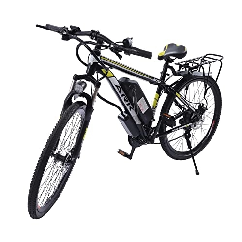 Bici elettriches : WUPYI2018 Bicicletta elettrica da 26 pollici, con display LCD e parafango 48 V / 10 Ah, 21 marce, motore 250 W, 25 km / h, bicicletta elettrica per uomo e donna