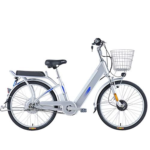 Bici elettriches : WuZhong F Bicicletta elettrica al Litio da Viaggio 48V per Bici da Corsa elettrica Bicicletta elettrica da 24 Pollici Diametro Ruota