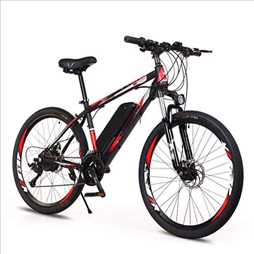 Bici elettriches : WXDP Semovente Bicicletta elettrica Fuoristrada per Adulti, Motore da 250 W Mountain Bike elettrica da 26 '' con Batteria agli ioni di Litio Rimovibile 36V 8Ah / 10Ah 21 / 27 Freno a Doppio Disco a