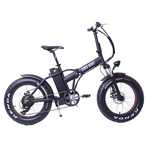 Bici elettriches : WXX 20 Pollici a velocit variabile in Alluminio LCD Lega Pieghevole Bicicletta elettrica Dashboard Snow Beach Fat Tire Mountain Bike Adatta per Il Campeggio