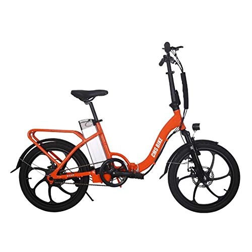 Bici elettriches : WXX Batteria al Litio Ad Alta Potenza per Adulti con Batteria al Litio Ad Assorbimento degli Urti per Bicicletta A Doppio Disco Pieghevole da 20 Pollici in Lega di Alluminio