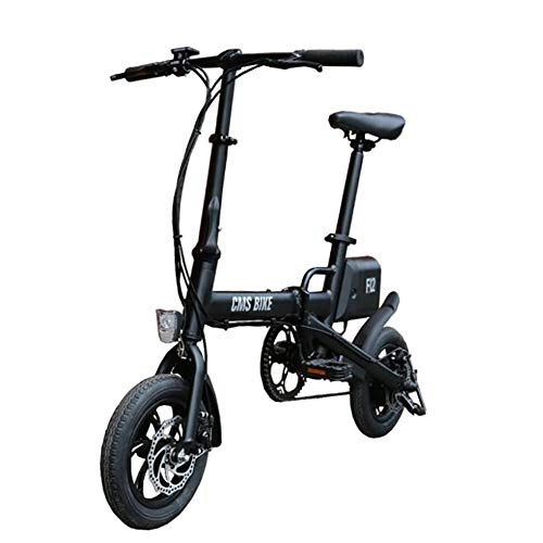 Bici elettriches : WXX Portatile da 12 Pollici per Adulti Pieghevole Bicicletta elettrica Intelligente LCD Quadro Strumenti Batteria al Litio ad Alta Potenza del Veicolo Elettrico