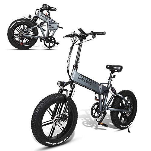 Bici elettriches : WY-CAR Bicicletta Ripiegabile Elettrica con Pedalata Assistita Uomo, E-Bike, Bicicletta Elettrica Pieghevole Fold 20" Motore Potente da 500W 7 velocità Tre modalità di Guida Commutabile