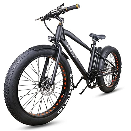 Bici elettriches : WZW 26" Bicicletta Elettrica per Adulti 1000W 4.0 Grasso Pneumatico Montagna Ebike 48V / 17Ah agli ioni di Litio Batteria Elettrico Bicicletta 6 velocità Uomini Donne E-Bike