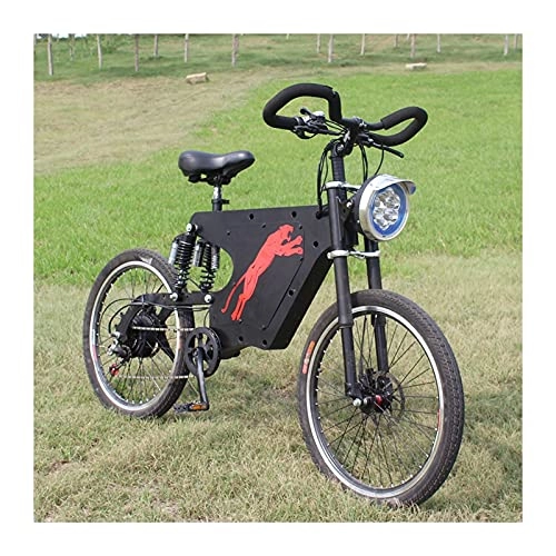 Bici elettriches : WZW Adulti Fuori Strada Bicicletta Elettrica 24 Pollici 500W Montagna Ebike 48V / 20AH-40AH Nascosto Litio Batteria Uomo da Donna Bicicletta 6 velocità Ingranaggi (Colore : 48V40AH)