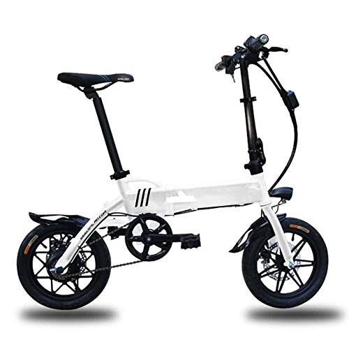 Bici elettriches : XFY 14 Pollici Bici Elettrica Pieghevole - E-Bike, per Uomo, Donna e Bambini velocit Massima 25 Km / H Chilometraggio 30-50 Km 250 W 36 V