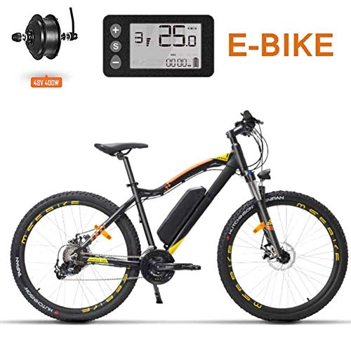 Bici elettriches : XFY Bicicletta Elettrica, E-Bike per Pendolari con Batteria al Litio Incorporata 48V, Motore Brushless 400W, per Trekking, Bicicletta Elettrica per Citt - 21 velocit
