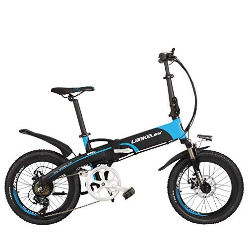 Bici elettriches : XHCP Bicicletta Mountain Bike G660UP E-Bike da 20 Pollici, Bicicletta elettrica Pieghevole a 5 Gradi, Motore da 500 W, Batteria al Litio 48 V 10 Ah / 14, 5 Ah, con Display LCD