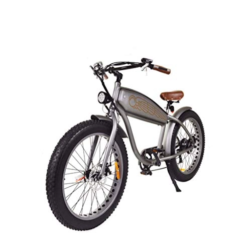 Bici elettriches : Xinxie Bicicletta Elettrica Retro Annata Harley Snow Mountain Elettrica 4.0Zoll Tire Bike Ebike con 250W Motore Brushless E 36V Batteria al Litio di Guida, 45-55 Km