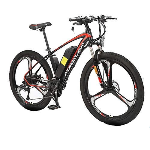 Bici elettriches : XXZ Bicicletta da Montagna Elettrica con Ruote di 26 Pollici Batteria Litio di Grande capacità 48V 250W Sospensione Completa Premium e Cambio, 12AH