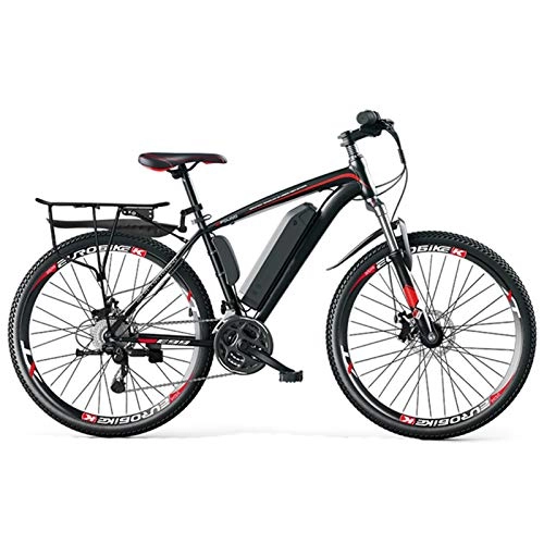 Bici elettriches : XXZ Bicicletta Elettrica 350W, 26" Mountain Bike, Batteria agli Ioni Litio 36V 10Ah Forcella Ammortizzata MTB