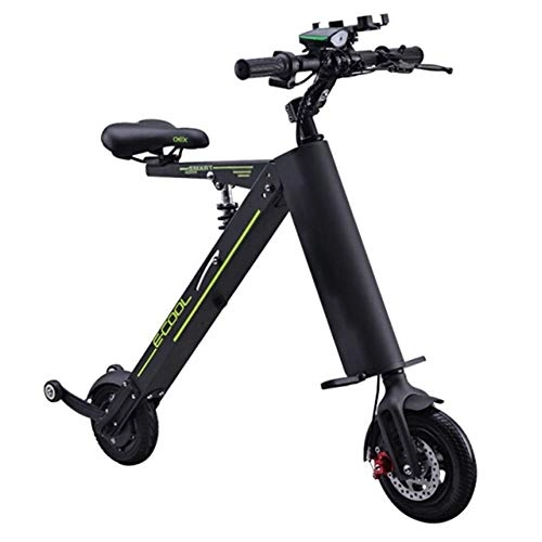 Bici elettriches : Y.A Mini Auto elettrica Pieghevole al Litio Batteria Ultraleggera Portatile Batteria per Adulti Bicicletta da Viaggio 20-25 Km 36V