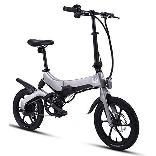 Bici elettriches : Y.A Pieghevole elettrica Bicicletta Batteria al Litio Batteria Auto Mini Generazione di energia Generazione di Generazione in Lega di magnesio 36V Pieghevole