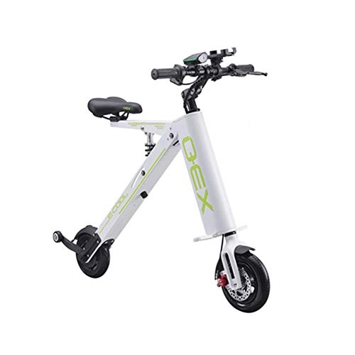 Bici elettriches : YCHSG Auto elettrica Piccola Mini Auto elettrica Pieghevole Ultra Leggera Portatile Batteria al Litio Batteria Scooter Bicicletta da Viaggio per Adulti