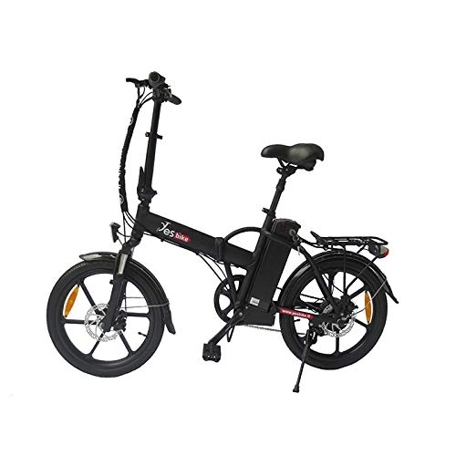 Bici elettriches : yes bike Bici Elettrica Pieghevole Modello Smart Advance Nera